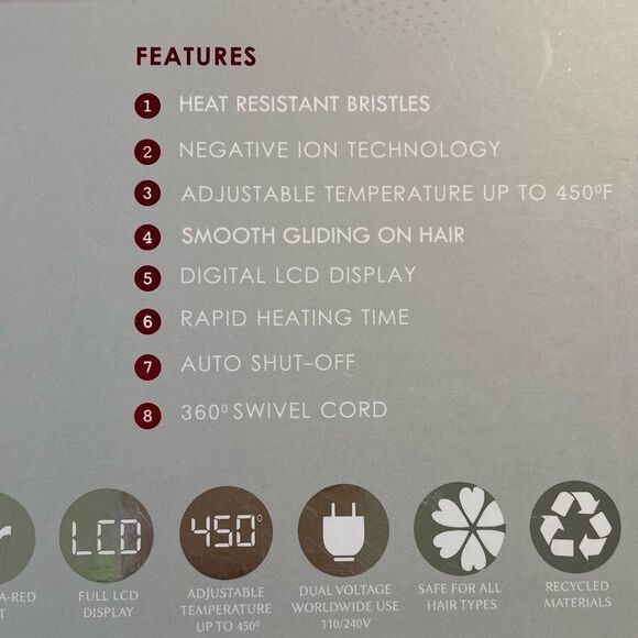 Sutra Infrared Ionic Heat Brush 2.0 Full Size NEW - Picture 4 of 14